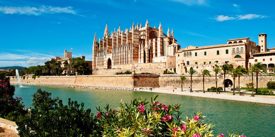La spettacolare cattedrale di Palma de Majorca